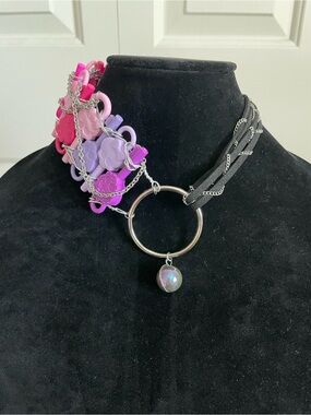 Pink Monster Key Choker
